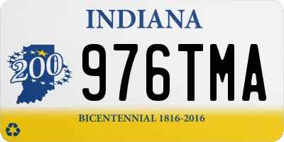 IN license plate 976TMA