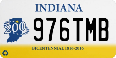 IN license plate 976TMB