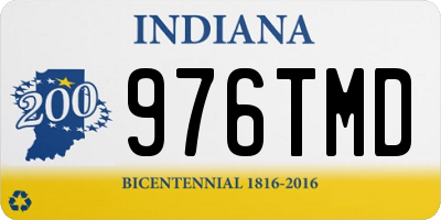 IN license plate 976TMD