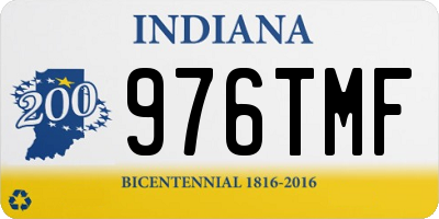 IN license plate 976TMF