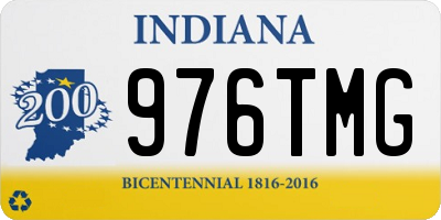 IN license plate 976TMG