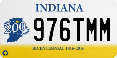IN license plate 976TMM