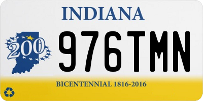 IN license plate 976TMN