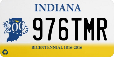 IN license plate 976TMR