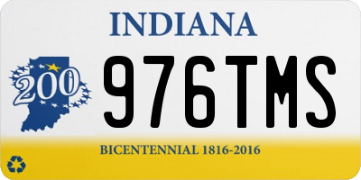 IN license plate 976TMS