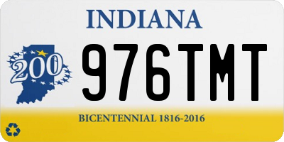 IN license plate 976TMT