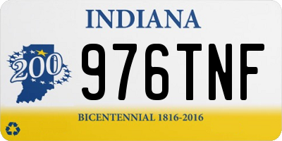 IN license plate 976TNF