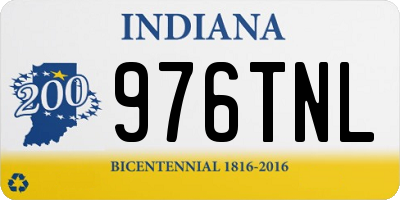 IN license plate 976TNL