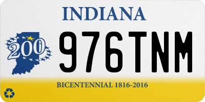 IN license plate 976TNM