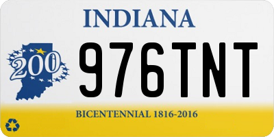 IN license plate 976TNT