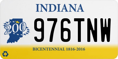 IN license plate 976TNW