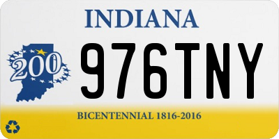 IN license plate 976TNY