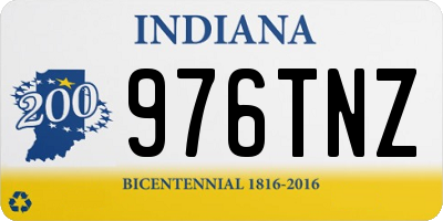 IN license plate 976TNZ