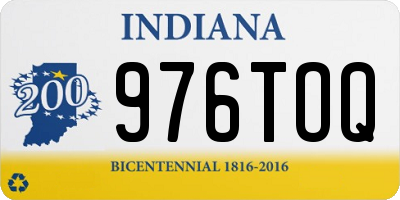 IN license plate 976TOQ