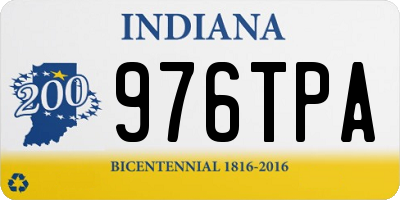 IN license plate 976TPA