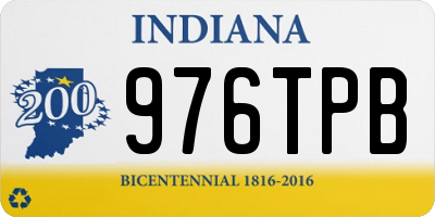 IN license plate 976TPB