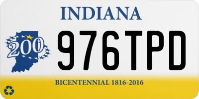 IN license plate 976TPD