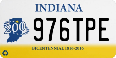 IN license plate 976TPE