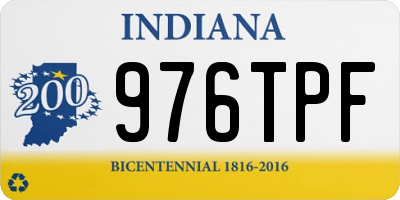 IN license plate 976TPF