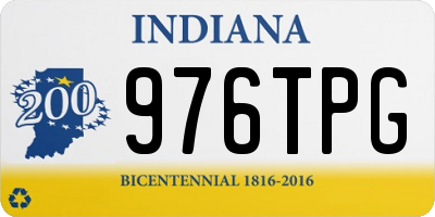 IN license plate 976TPG
