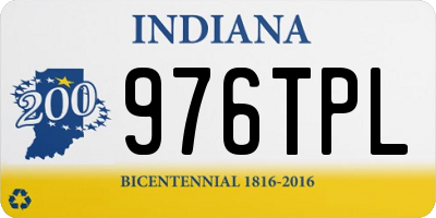 IN license plate 976TPL