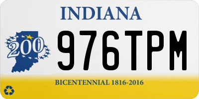 IN license plate 976TPM
