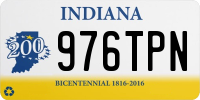 IN license plate 976TPN