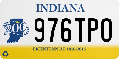 IN license plate 976TPO