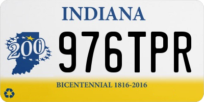 IN license plate 976TPR