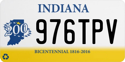 IN license plate 976TPV