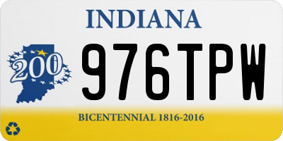 IN license plate 976TPW