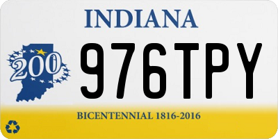 IN license plate 976TPY