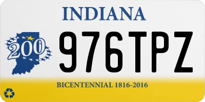 IN license plate 976TPZ