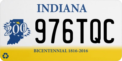 IN license plate 976TQC