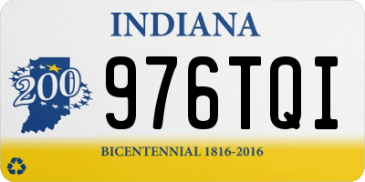 IN license plate 976TQI