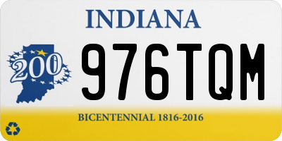 IN license plate 976TQM