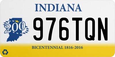 IN license plate 976TQN