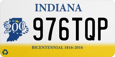IN license plate 976TQP