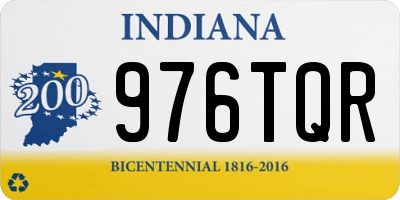 IN license plate 976TQR