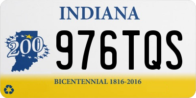 IN license plate 976TQS