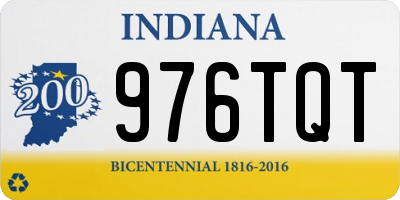 IN license plate 976TQT
