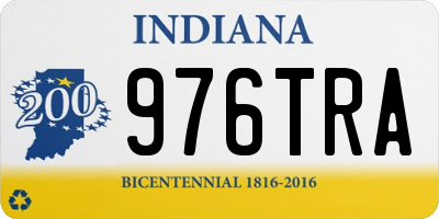 IN license plate 976TRA