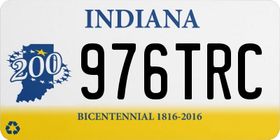 IN license plate 976TRC