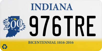 IN license plate 976TRE