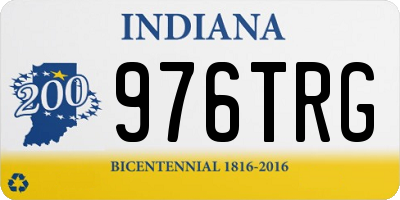IN license plate 976TRG