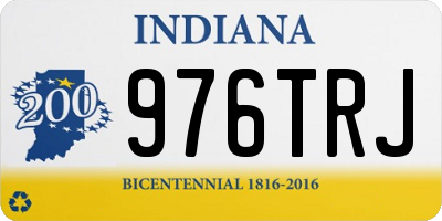 IN license plate 976TRJ
