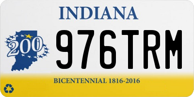 IN license plate 976TRM