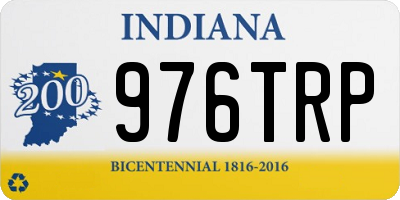IN license plate 976TRP