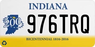 IN license plate 976TRQ
