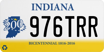 IN license plate 976TRR